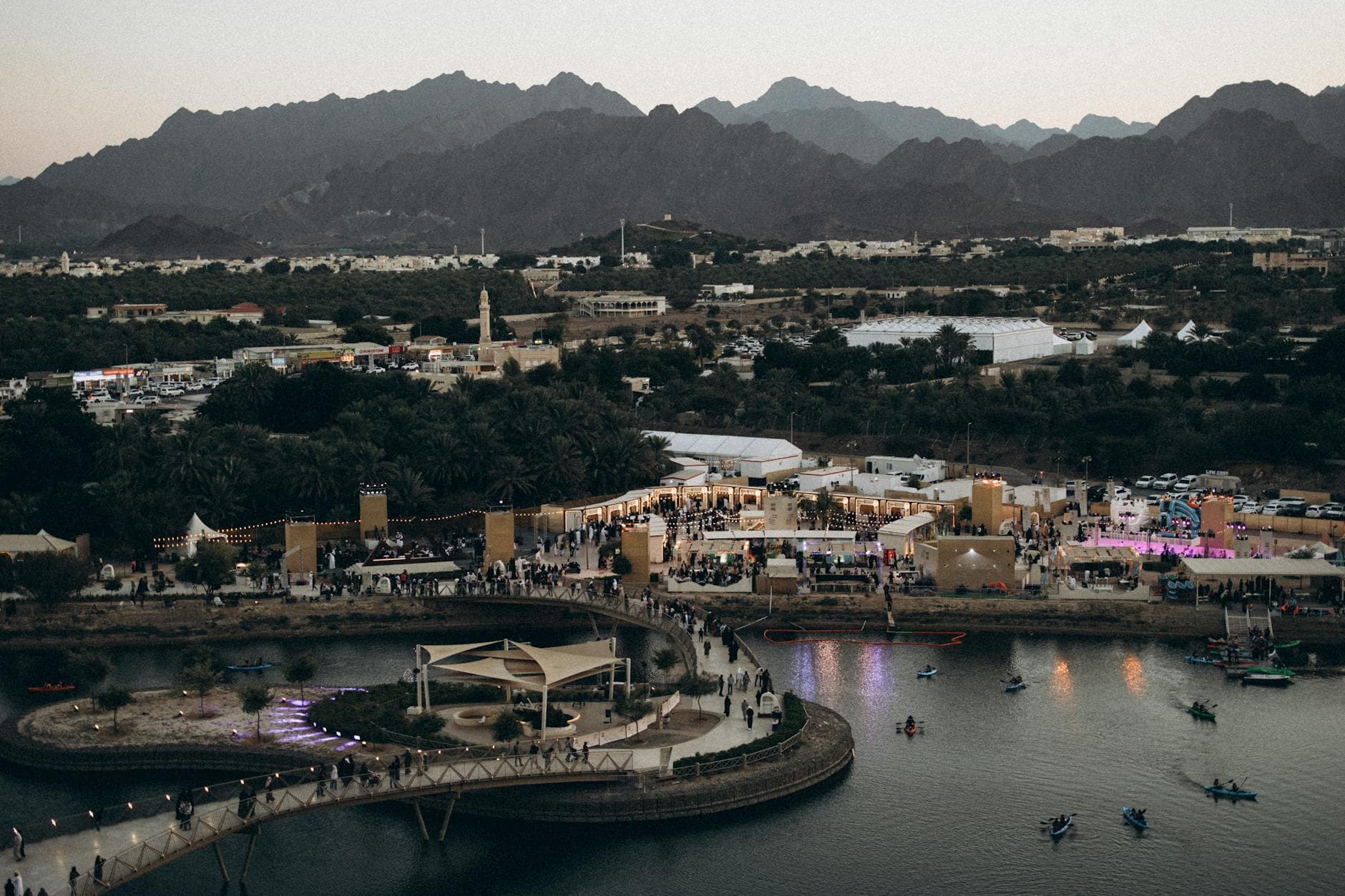 Explore the breathtaking landscape of Hatta Lake with mountains in Dubai, UAE.