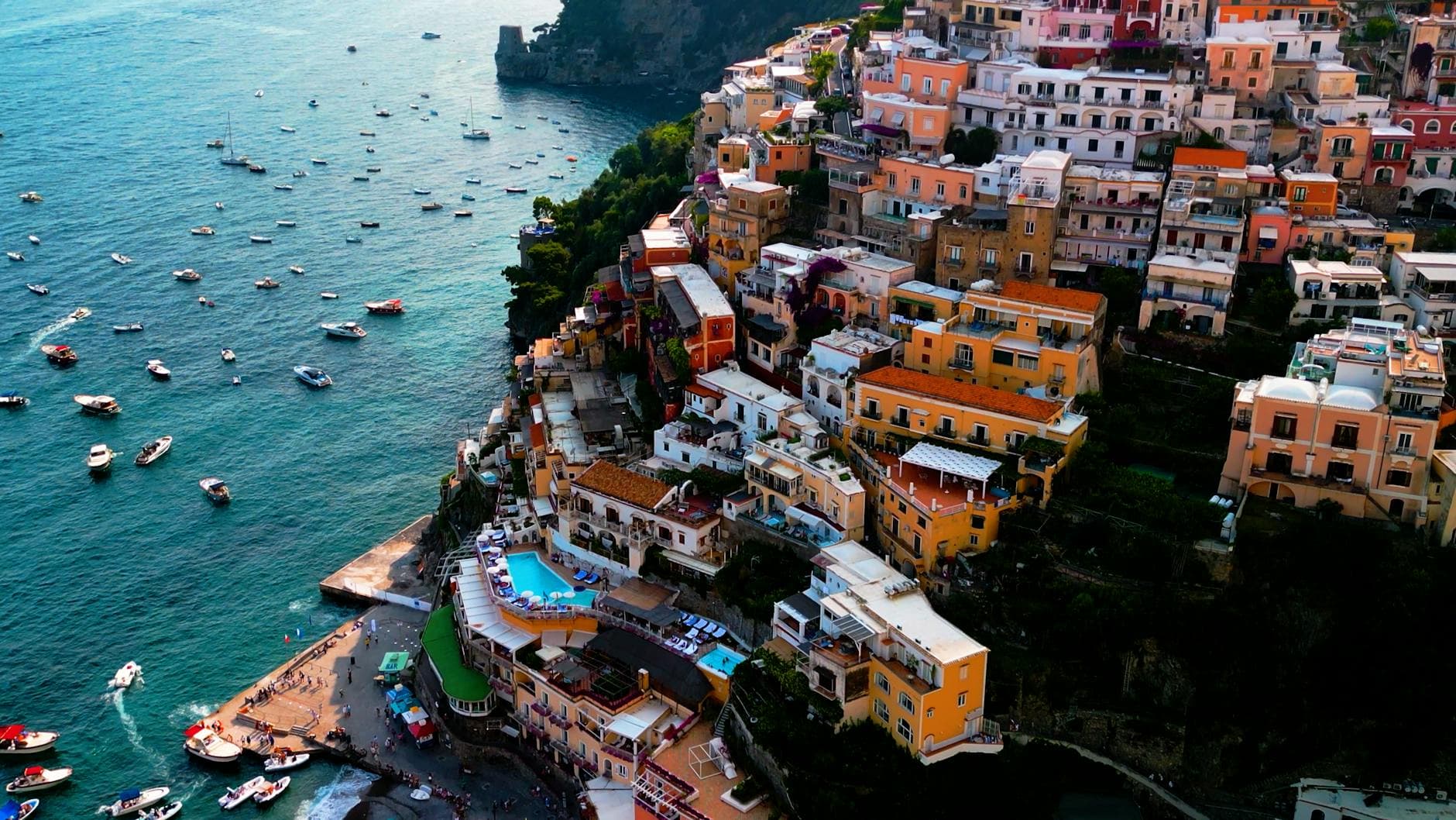 Free stock photo of italy, positano