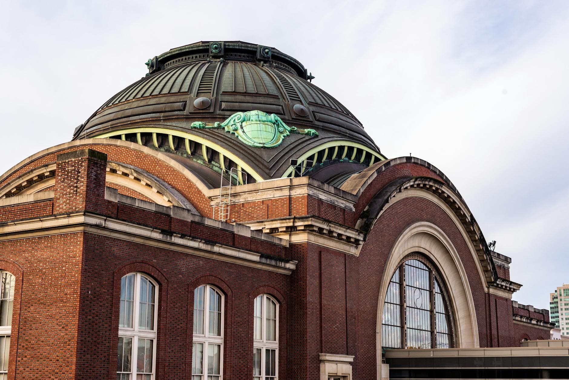Captivating view of the iconic Union Station dome in Washington, showcasing its architectural splendor.