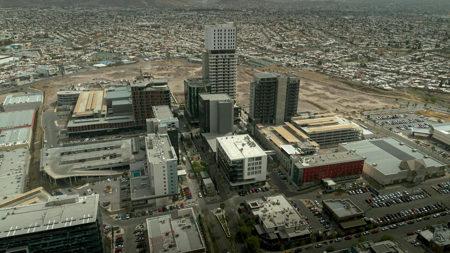 Discover the bustling cityscape of Chihuahua, Mexico, showcasing modern architecture and urban development.